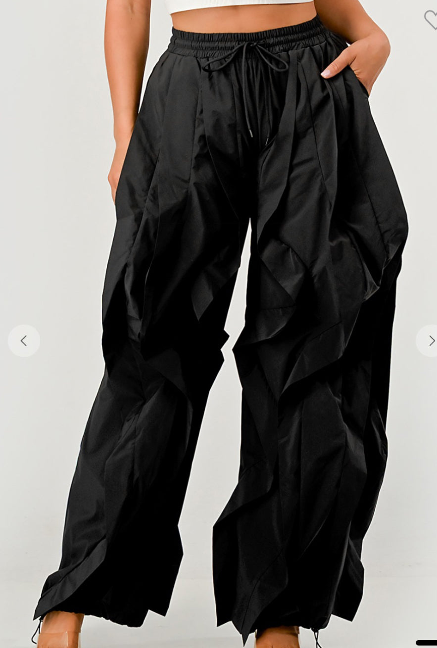 Layered Ruffle Jogger